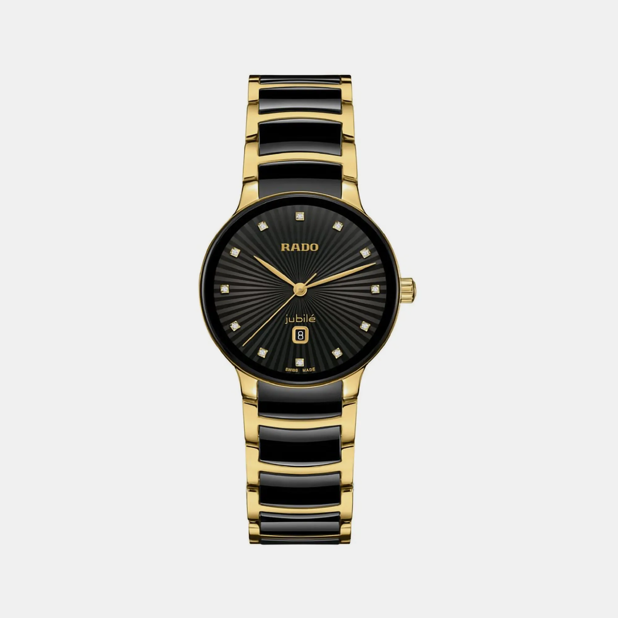 Women Black Chronograph Ceramic Watch R30025742