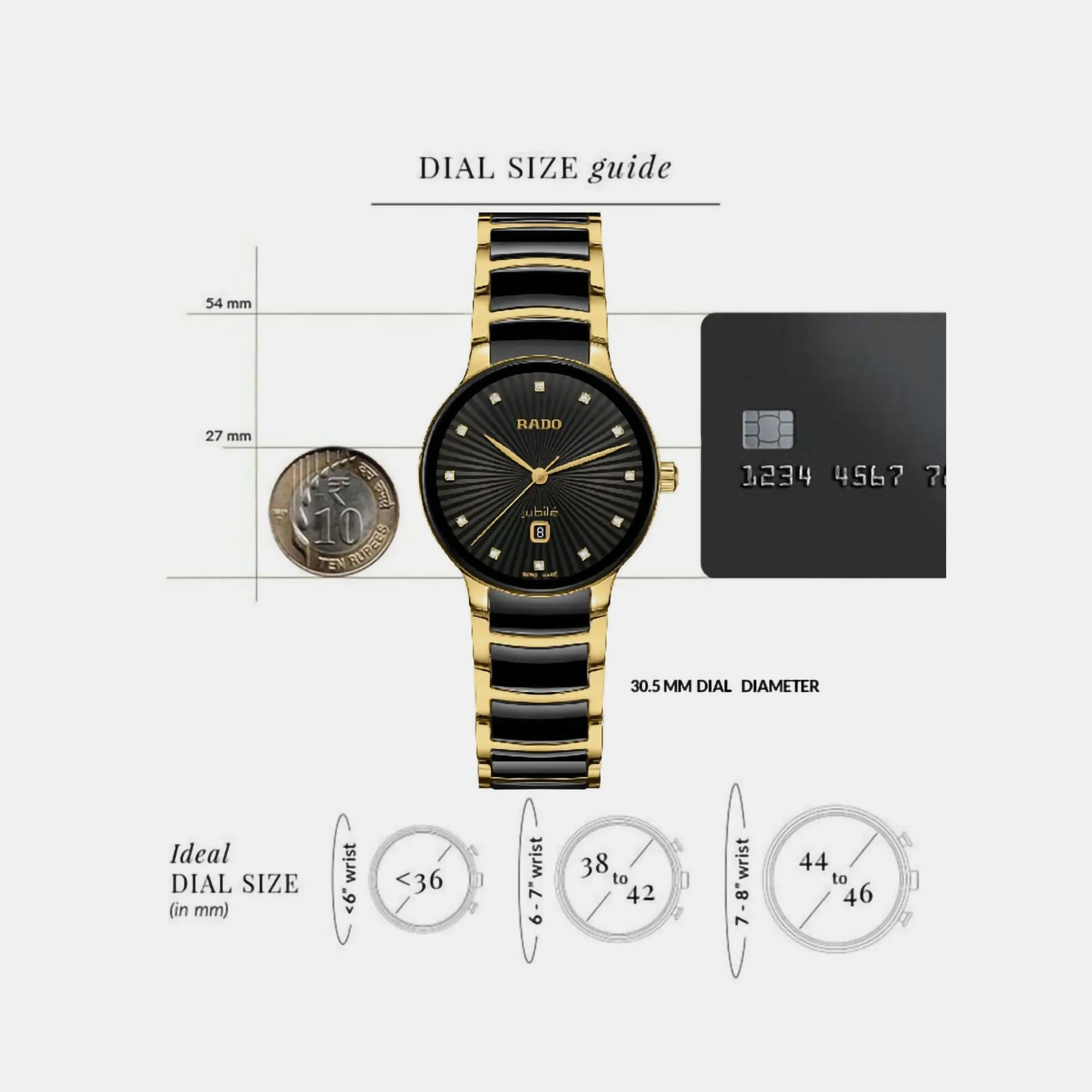 Women Black Chronograph Ceramic Watch R30025742