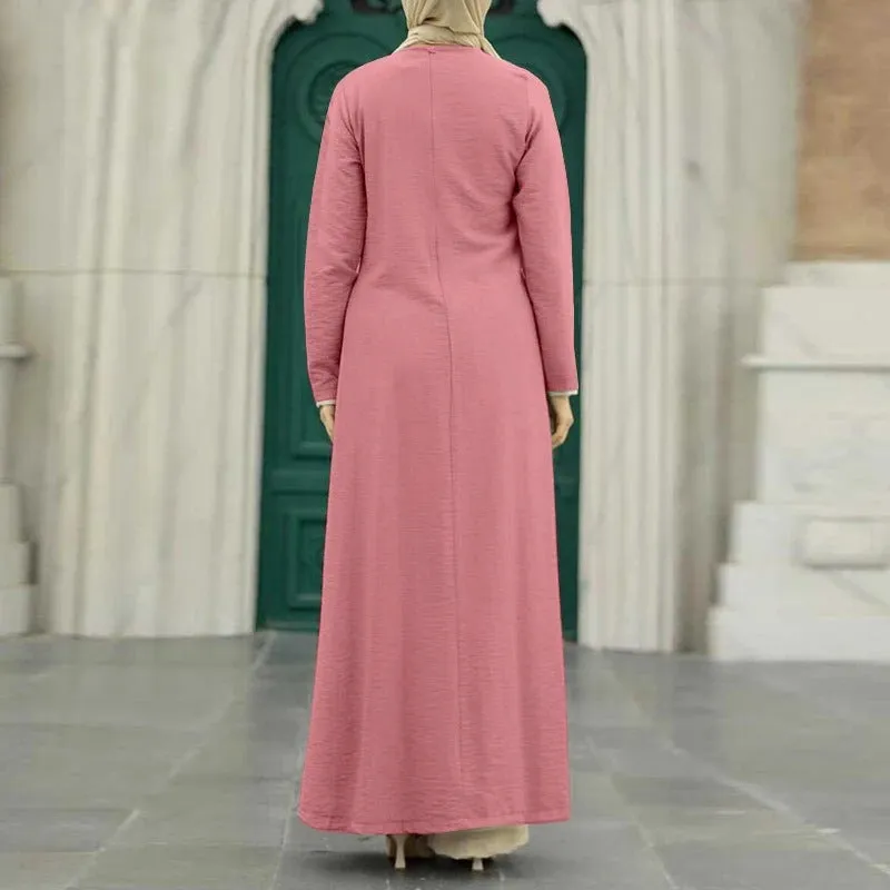 Women's Solid Color Elegant Slit Dress