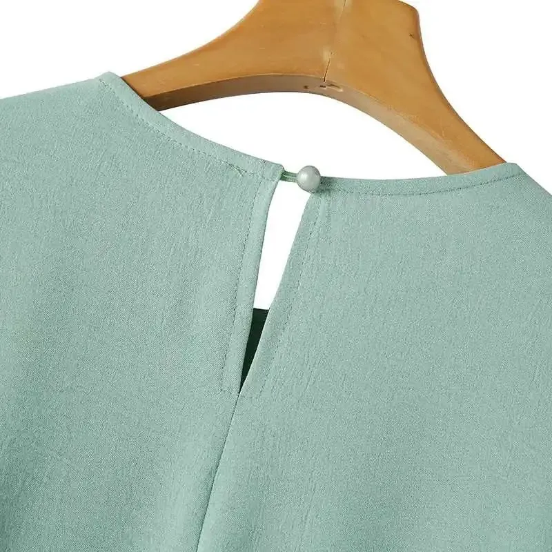 Women's Solid Color Elegant Slit Dress