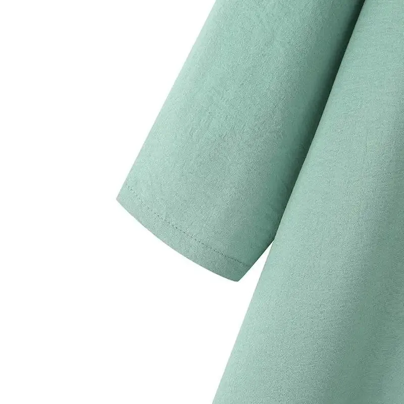 Women's Solid Color Elegant Slit Dress