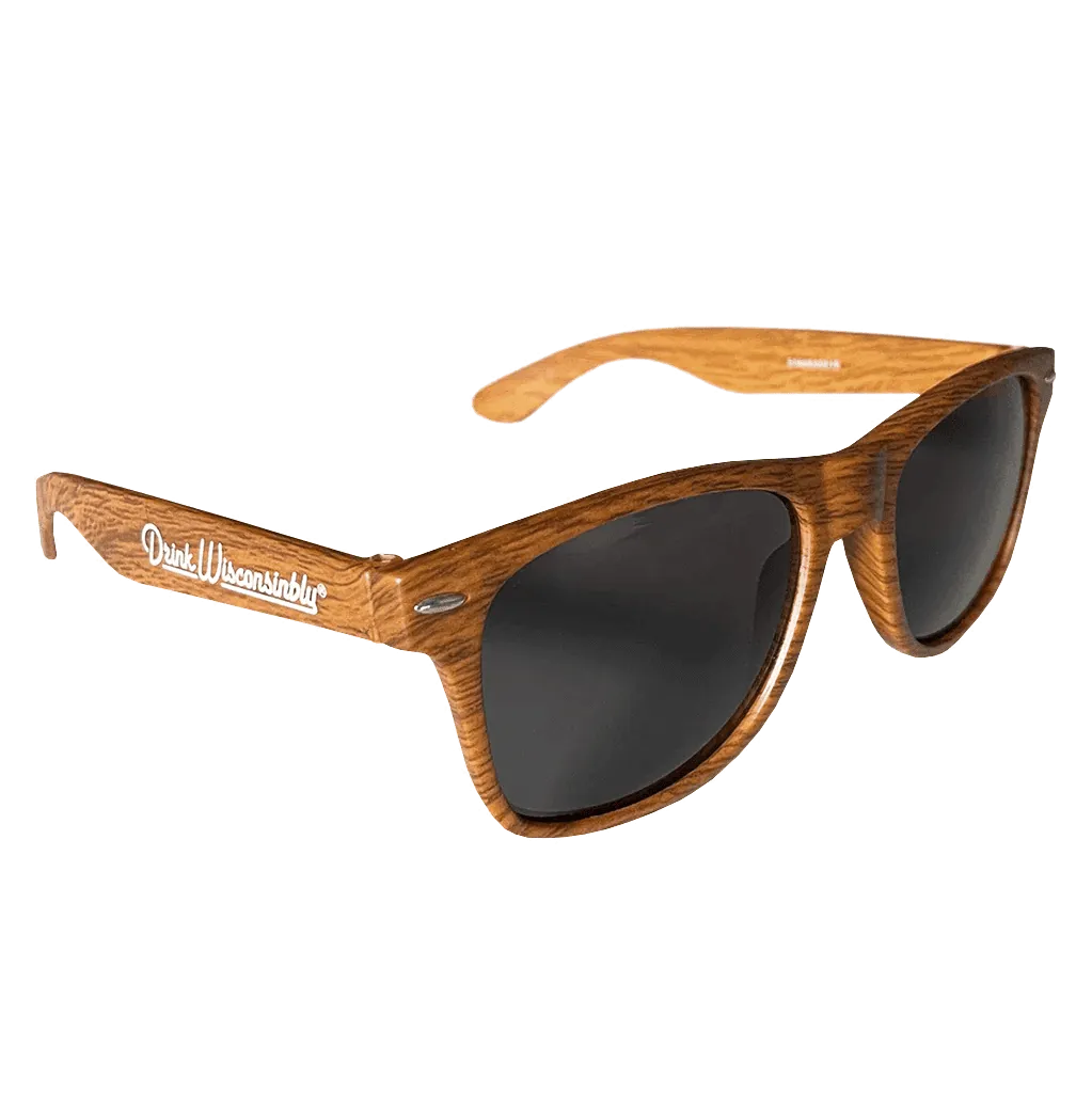 Wood Grain Sunglasses