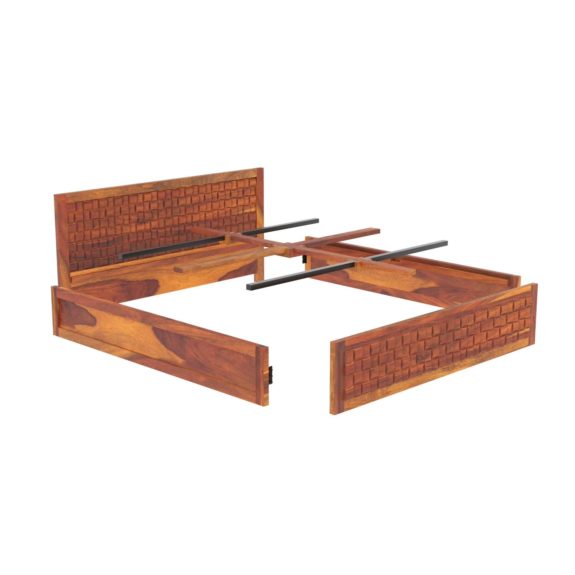 Wooden Regal designed Bed
