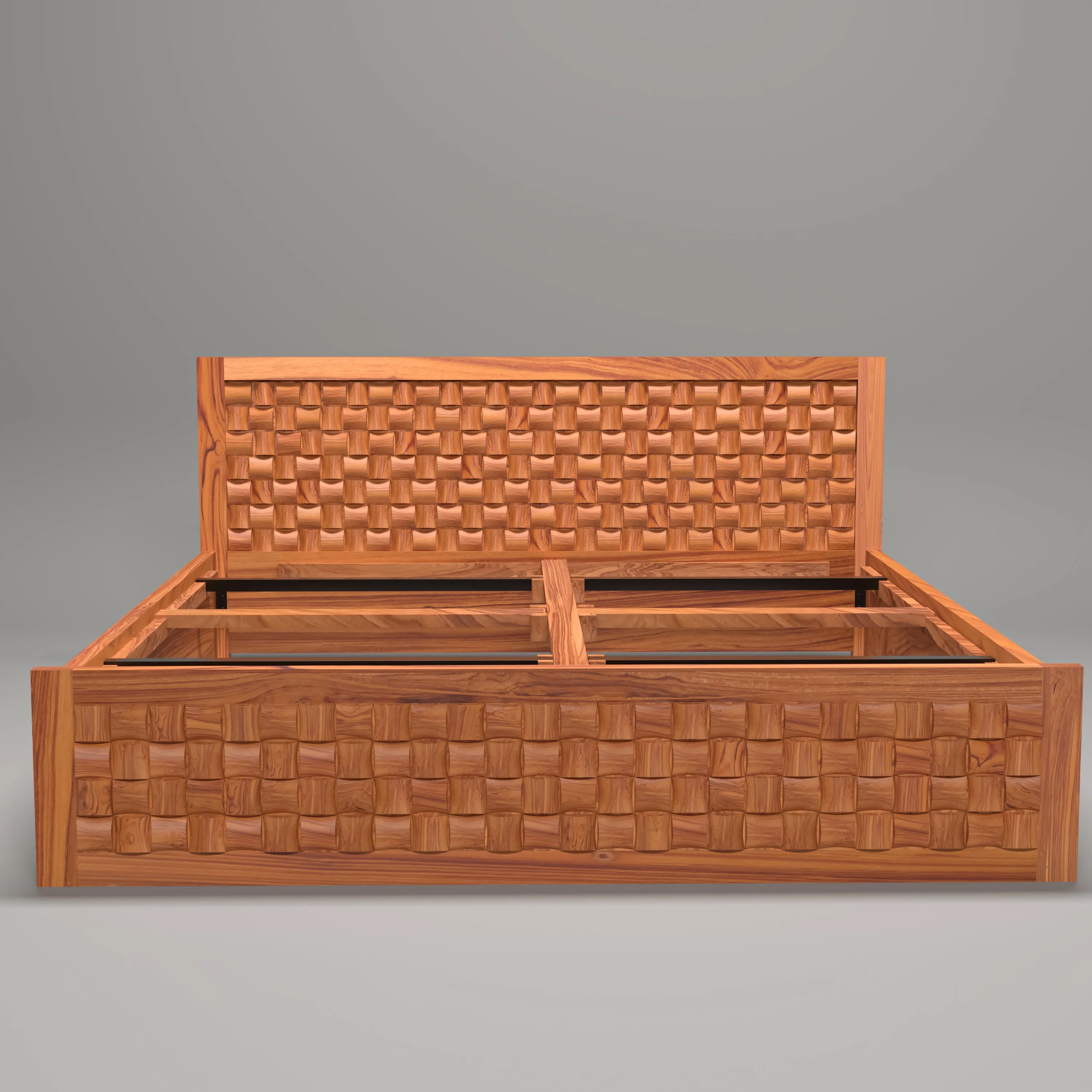 Wooden Regal designed Bed
