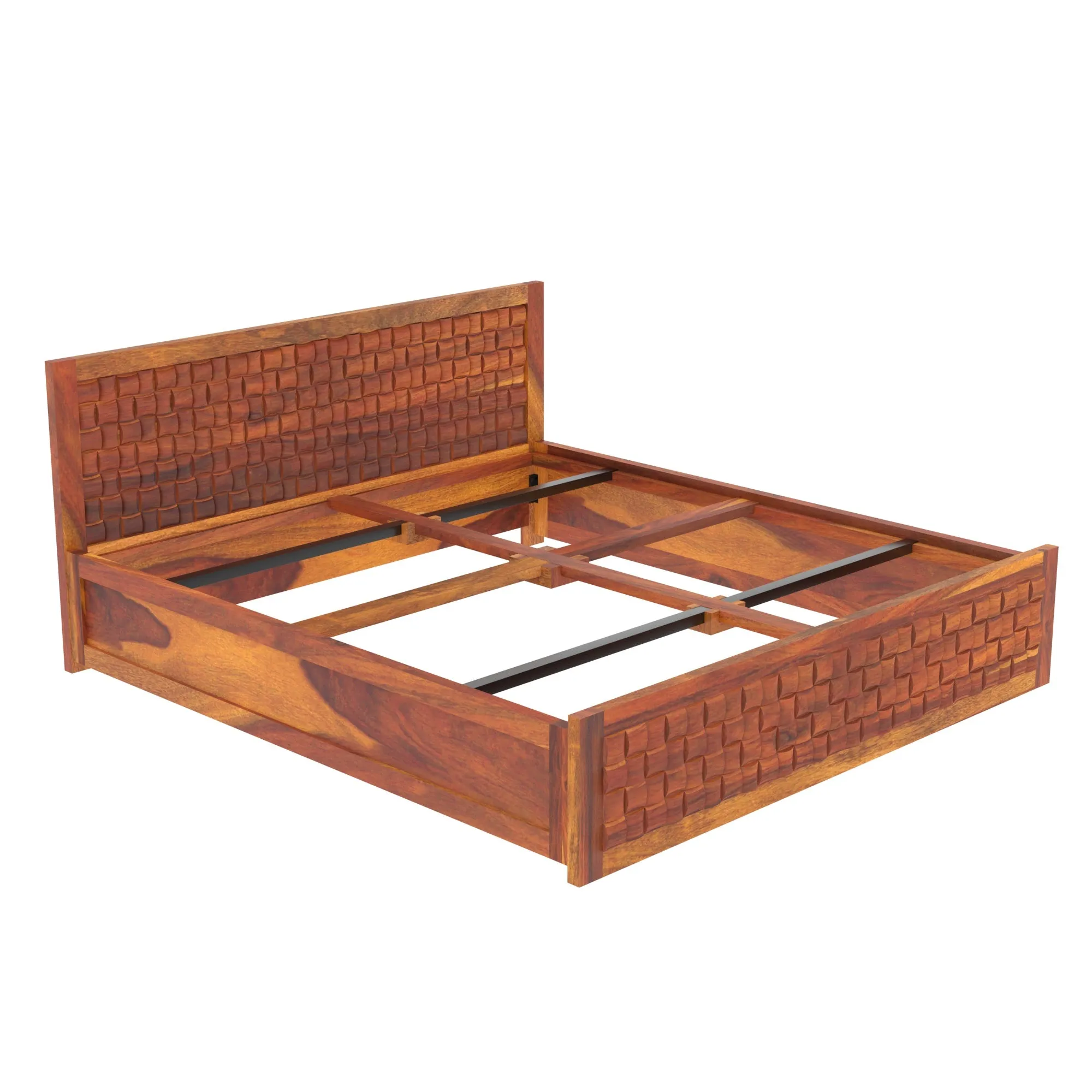 Wooden Regal designed Bed