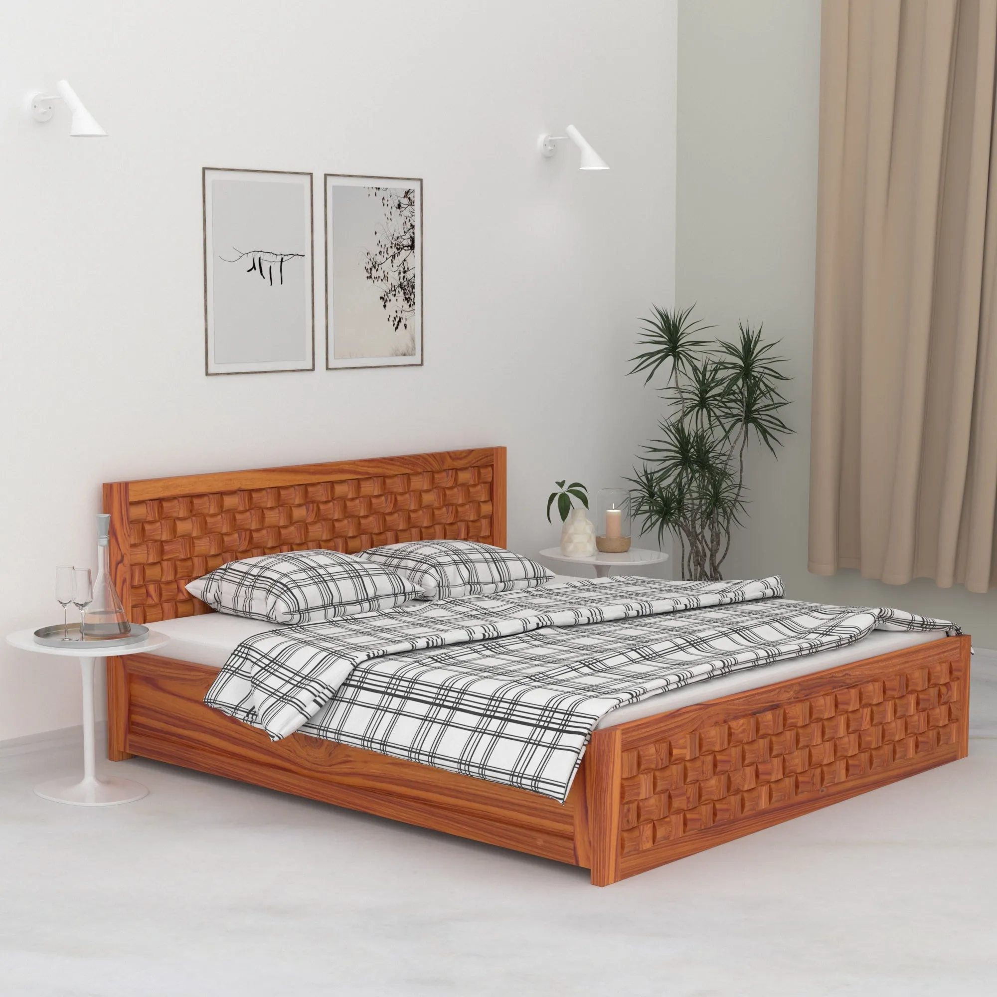 Wooden Regal designed Bed