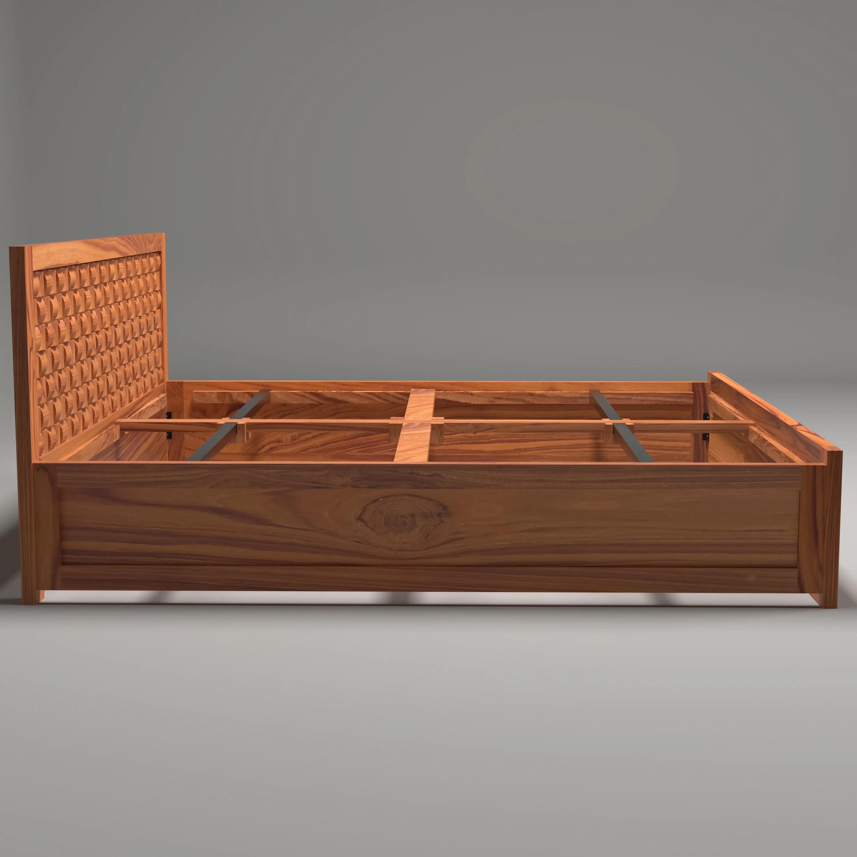 Wooden Regal designed Bed
