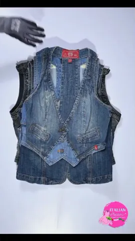 Y2K Unique Denim Waistcoat