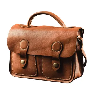 YAAGLE Female Portable Real Leather Flap Shoulder Handbag YG7116