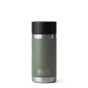 Yeti Rambler 12oz Bottle with HotShot Cap Camp Green