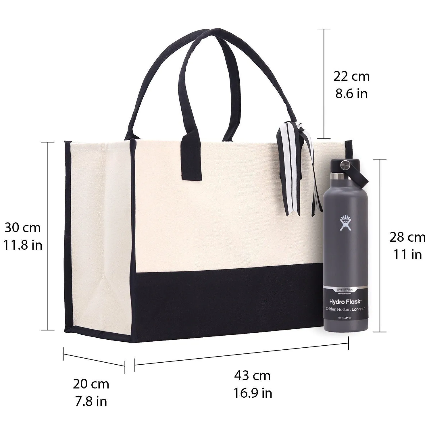 You're Awesome So This is Your Reminder Cotton Canvas Tote Bag with Jewelry Box Set Option