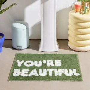 You're Beautiful Bath Mat